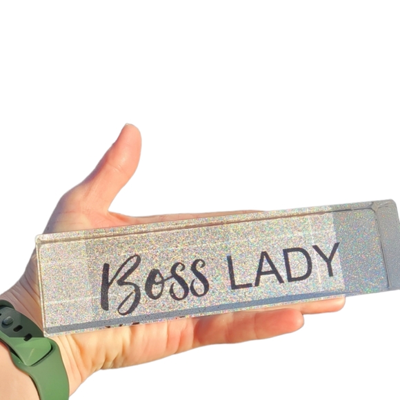 Boss Lady Desk Plaque - Picture 8 of 16